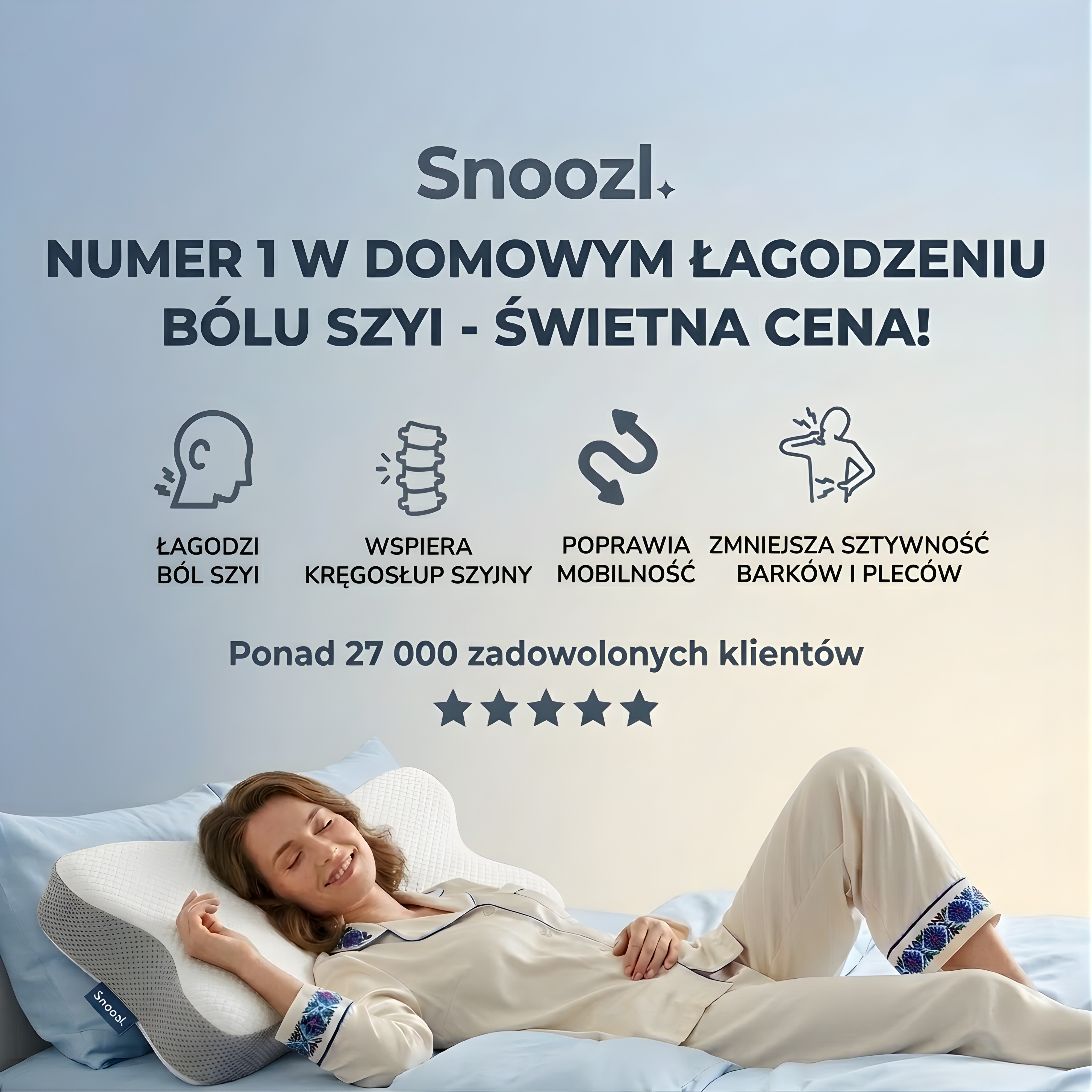 Poduszka Snoozl® Ultra Contour Relief